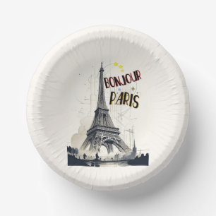 Bols En Carton Bonjour Skyline Marathon Paris