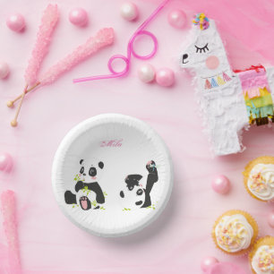 Bols En Carton Boules en papier mignonnes pandas
