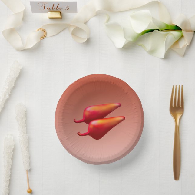 Bols En Carton Boules en papier Red Chili Peppers (Mariage)
