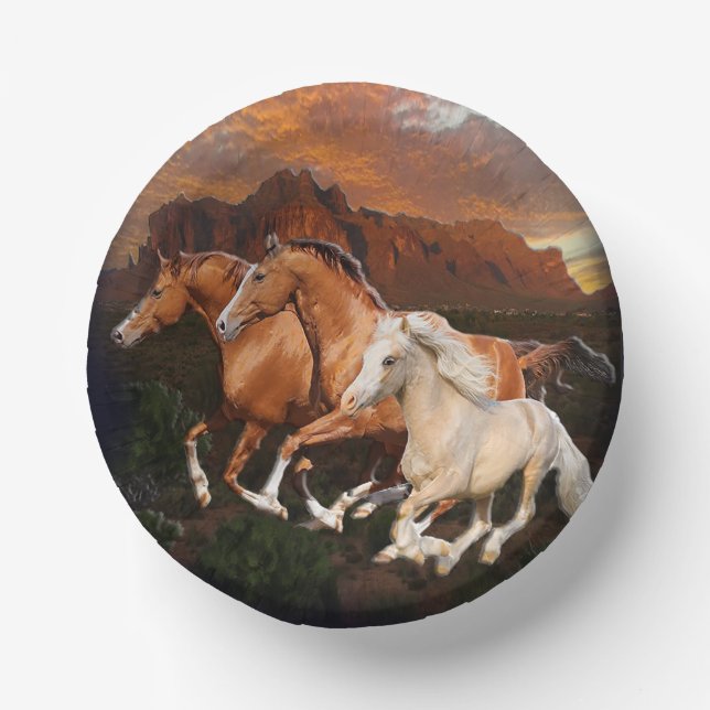 Bols En Carton Cheval sauvage (Recto)