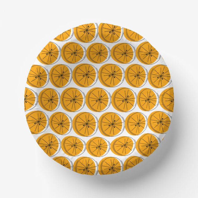 Bols En Carton Citrus Orange Multi (Recto)