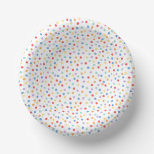 Bols En Carton Confetti Bright (Points)
