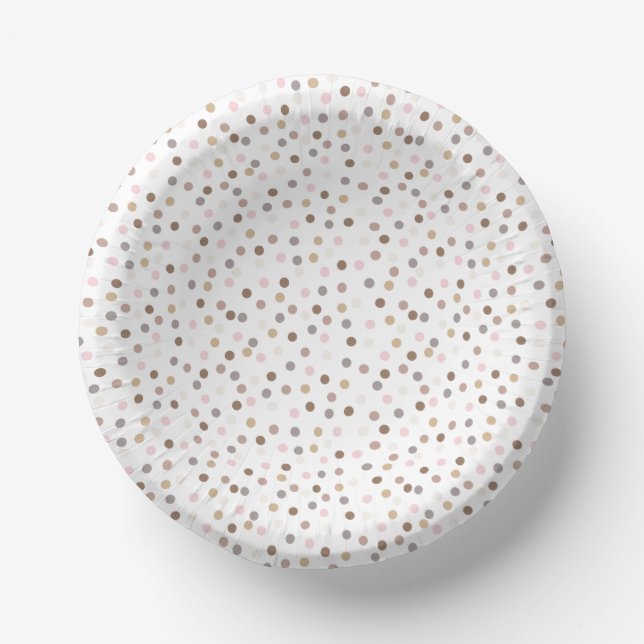 Bols En Carton Confetti Chic (Points) (Recto)