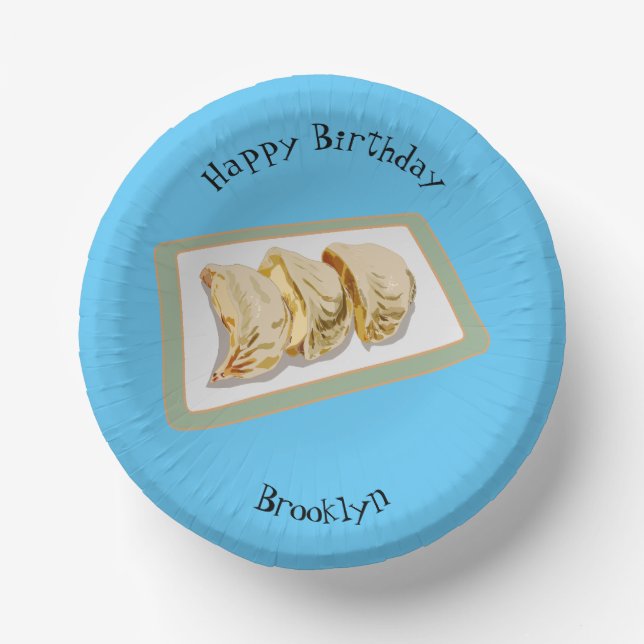 Bols En Carton Dessin de Jiaozi / Chinese dumplings (Recto)