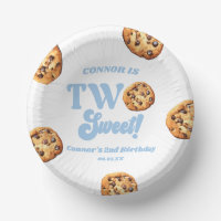 Deux biscuits sucrés et du lait 2e anniversaire