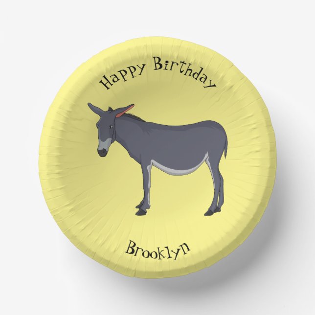 Bols En Carton Donkey cartoon (Recto)