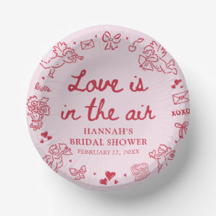 Bols En Carton Douce Saint-Valentin Amour dans l'Air Shower de Ma
