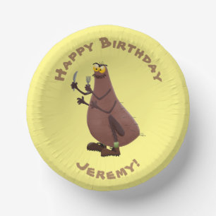 Bols En Carton Drôle affamé pulette affamée dessin animé