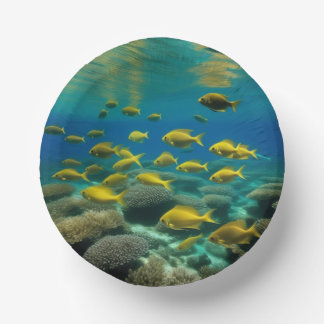 Bols En Carton "Élégance océanique : Bocaux de papier inspirés du