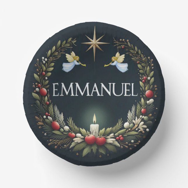 Bols En Carton Emmanuel Christmas angels (Recto)