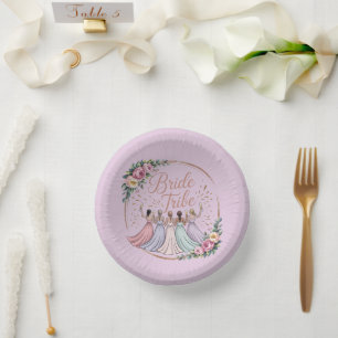 Bols En Carton Équipe de la Mariée Nom Personnalisé Enterrement d