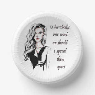 Bols En Carton Est Buttcheeks un mot