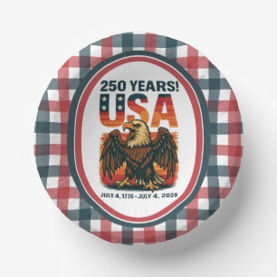 Bols En Carton États-Unis 250 Ans – Aigle chauve patriotique 4 ju