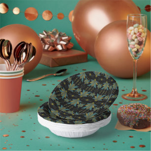 Bols En Carton Fairy Stars Black Paper Bowls