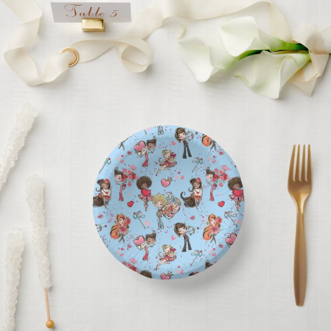 Bols En Carton Fête de la Saint Valentin (Mariage)