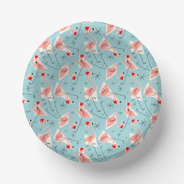 Bols En Carton Flamant rose Santas Blue Multi (Recto)