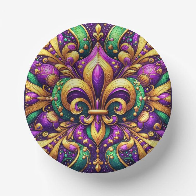 Bols En Carton fleur de lis (Recto)