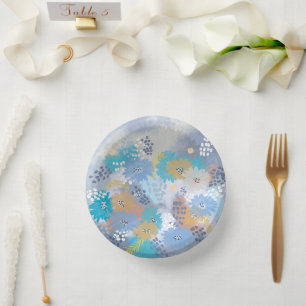 Bols En Carton Fleur moderne abstraite