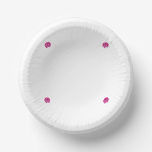 Bols En Carton Fleur rose avec taches noires sur ses pétales, spe
