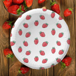 Bols En Carton Fraises fête d'anniversaire<br><div class="desc">Un motif de fraise à la main mignon fait de ces assiettes et bols de fête l'ajout pratique et décoratif parfait à votre fête à thème fraise! Idéal pour fêter un premier anniversaire de baies,  des baby showers à thème de fraises,  des brunchs ou des rassemblements d'été !</div>