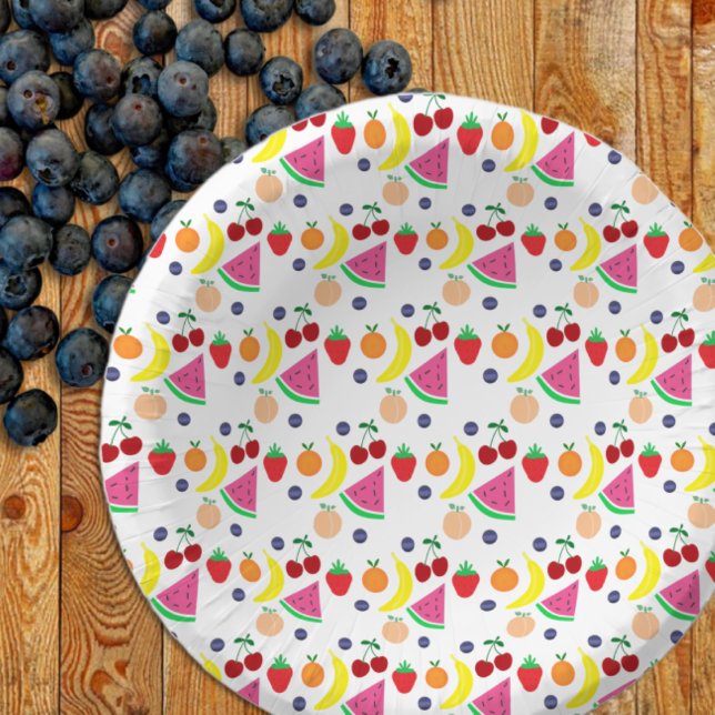 Bols En Carton Fruit Deux-tti Frutti 2e Anniversaire (Créateur téléchargé)