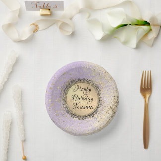 Bols En Carton Glitterie Whimsérique Starry Lavender Anniversaire
