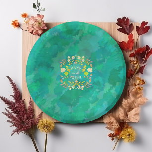 Bols En Carton GOLDEN MERRY ET BRIGHT personnalisé