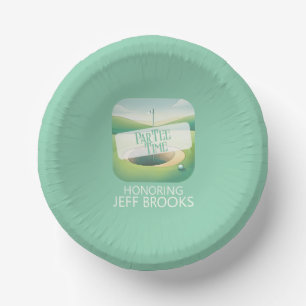 Bols En Carton Golf Thème Green Party