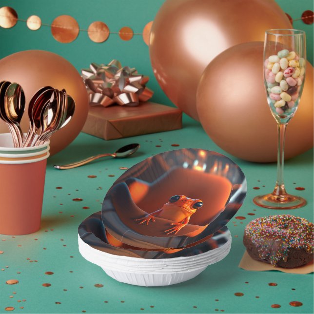 Bols En Carton Grenouille orange (Multi)