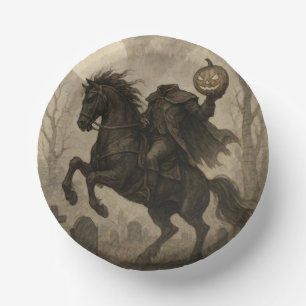 Bols En Carton Halloween vintage/gothique sans tête/automne