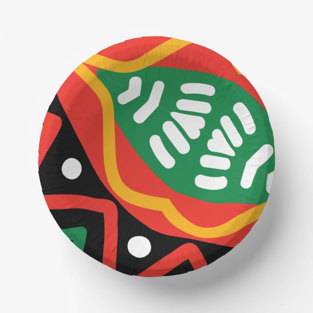 Bols En Carton Histoire noire Mois Géographie Plaques papier (Recto)