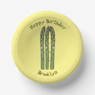 Bols En Carton Illustration d'Asparagus