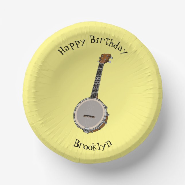 Bols En Carton Illustration de Banjo (Recto)