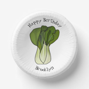 Bols En Carton Illustration de Bok choy