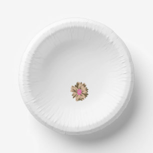 Bols En Carton Illustration de fleurs colorées présentant un cara