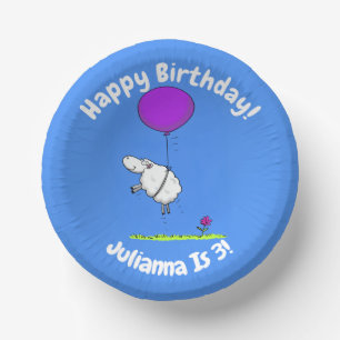 Bols En Carton Illustration de l'humour en ballons de mouton mign