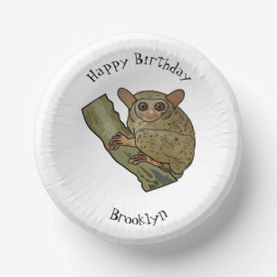 Bols En Carton Illustration de Tarsier