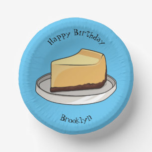 Bols En Carton Illustration du dessin animé Cheesecake