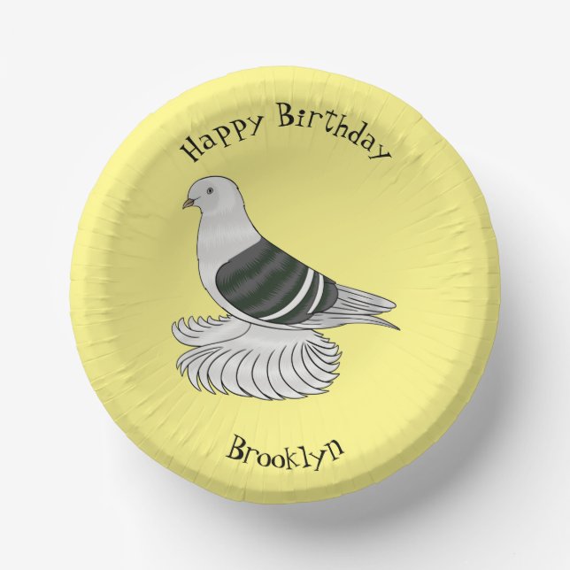 Bols En Carton Illustration du pigeon pigeon du Bouclier de Saxon (Recto)