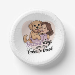 Bols En Carton Illustration Kawaii d'une fille mignonne étreignan