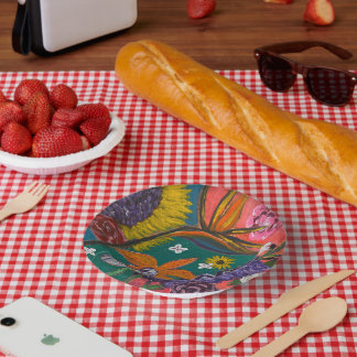 Bols En Carton Jardin Abstrait