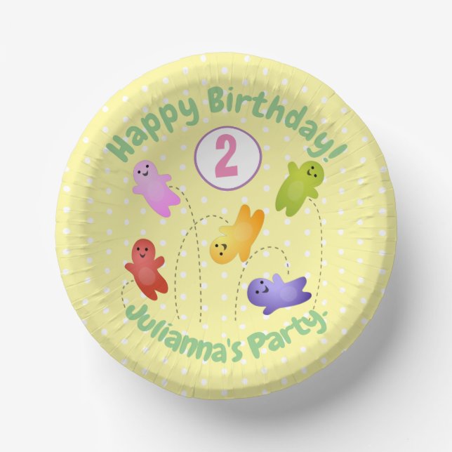 Bols En Carton Jolie gelée bébés bonbons bonbons dessin animé (Recto)