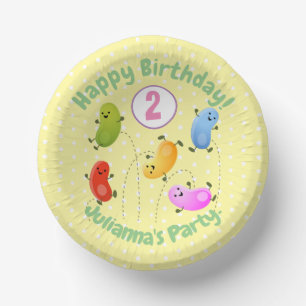 Bols En Carton Jolie jellybeans bondissant dessin animé