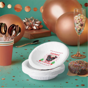 Bols En Carton Joyeux Pugmas ! Bol en papier