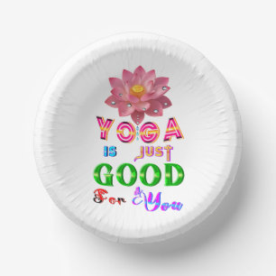 Bols En Carton La vaisselle de yoga est juste bonne pour vous