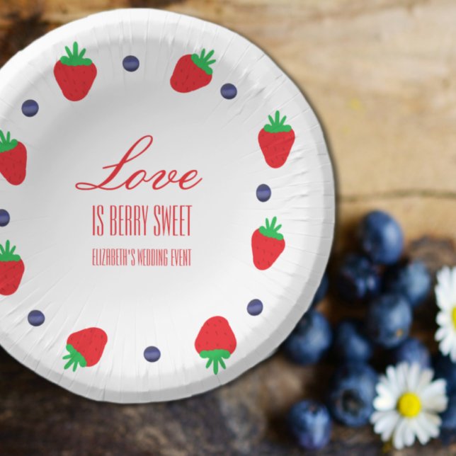 Bols En Carton L'amour est Berry Fête des mariées de fruits sucré (Créateur téléchargé)