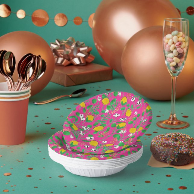 Bols En Carton lemon watercolor (Multi)