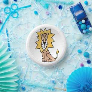 Bols En Carton lion mignon dessin animé enfants rétro safari jung