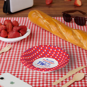 Bols En Carton Little Firecracker 2e anniversaire