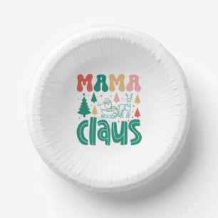 Bols En Carton Mama Claus Christmas Design-60097